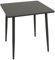DEGAMO Bistrotisch Gartentisch Denver 70x70cm quadratisch, Metall/Stahl anthrazit, Indoor und Outdoor