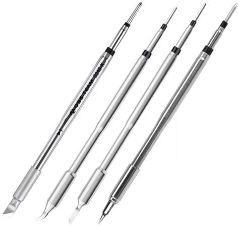 MOONDAME Punta de repuesto para soldador resistente a la oxidación para estación de soldadura JBC T245