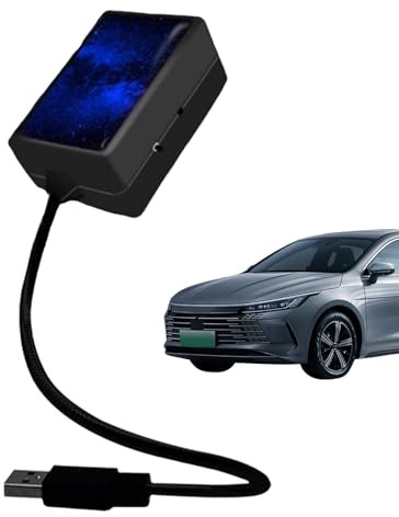 USB Star Projector - LED Night Light for Car Roof | Ambient Ceiling and Bedroom Decorations Plug and Play, Relaxing Star Projector for Home, Bedroom