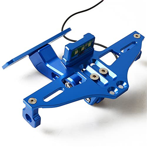 PuLaif Motorcycle plate mount Motorcycle License Plate Bracket Licence Plate Holder Frame Number Plate For BMW K1200R K1300 S/R/GT For SPORT K1200S K1300R(Blue)