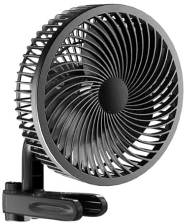 Uxsjakjsd 6 Grow Tent Fan Quiet Oscillating Ventilation for Hydroponics Circulation Cooling for Hydroponics, Greenhouses UK Plug