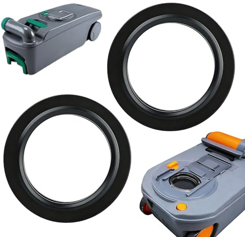 Junhonze 2 PièCes Joint RéServoir Wc - Joint à LèVre Silicone - PièCes Et Accessoires Pour Camping-Car, AdaptéEs Aux PièCes De Rechange Pour Toilettes De CampingCars Des ModèLes C200,C250,C260,C400