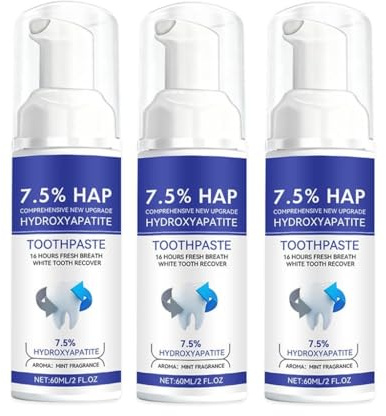 Frische Zahnpasta-Mousse For Langanhaltend Frischen Atem, Feuchtigkeitsspendende Mundpflege, Familien- Und Tägliche Anwendung – 60 Ml(3pcs)