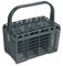 Electrolux Grey Metal Dishwasher Cutlery Basket, Modern Design, Suitable for Dishwasher Use, Kitchen Organization