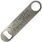 ShopQuality4U Personalised Stainless Steel Bar 18cm/7 Blade Bottle Opener Printed with Any Message That Does Not Fade or Wash Off - Enter Your Own Custom Text Papyrus Font Double Sided