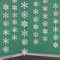 HOWAF Winter Girlande Schneeflocken Girlande, 6 x 2 Meter Weihnachtsdeko Schneehänger, Weihnachten Girlande Schneeflocken Deko für Winterdeko Zimmer Dekoration Weihnacht Deko Neujahr