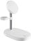 Cellularline MAG TRIO Stazione di Ricarica Wireless 3in1 con Qi2, 15W per Smartphone, Auricolari e Smartwatch Apple/Samsung, Adattatore Magnetico Incluso, Pad Sicuro e Versatile