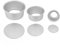 Jeanoko Moule à Gâteau Rond 4 Pouces 6 Pouces 8 Pouces Ensemble de Moules à Gâteau en Alliage D'aluminium Moule à Gâteau Rond pour la Cuisson Fête Anniversaire Noël