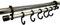 Vanilla Leisure Awning Rail Hooks - 7 Hooks for Coats, Bags & More - Awning Accessories to Increase Storage & Space Saving - Great for Camping, Caravanning, Campervan or Outdoor Events