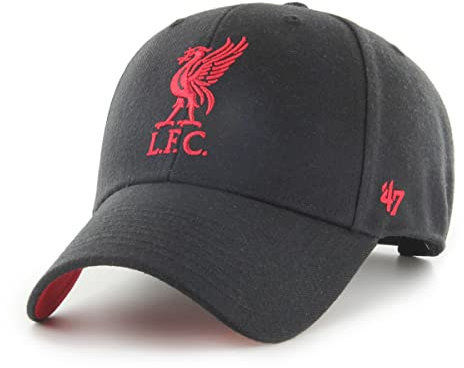 '47 FC Liverpool Black Red EPL Ballpark Most Value P. Snapback Cap - One-Size