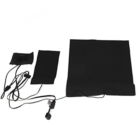 Elektrisches Heizkissen, Wasserdichtes USB-Power-Heizkissen für Weste, Jacke mit 3-Gang-einstellbarer Temperatur 2 in 1 Elektrisches Heizkissen