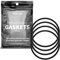 Jmoe USA Lid Gaskets Seals for Stanley 40oz and 30oz Adventure Quencher H2.0 Flowstate Tumblers | 4-Pack | Sealable Bag | Prevent Leaks, Stay Hygenic, BPA-Free Silicone, Food Grade, and Dye Free