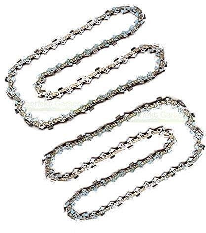 2 catene per motosega, 40 cm, 1,3 mm, 3/8, 57 TG, compatibili con Oregon 91PX057X, 91PJ057X, 91P057X