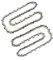 2 catene per motosega, 40 cm, 1,3 mm, 3/8, 57 TG, compatibili con Oregon 91PX057X, 91PJ057X, 91P057X