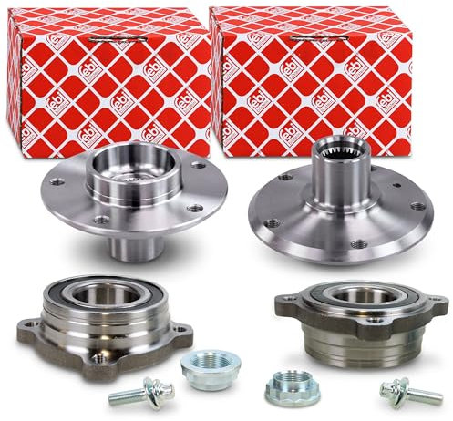 BESTPRICE ATP 2x Radlager hinten Radlagersatz Radlager Set FEBI Radnabe hinten