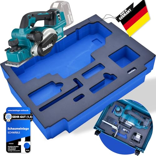SCHWÄBLE® Schaumeinlage Schaumstoffeinlage für Makita Hobelmaschine DKP181