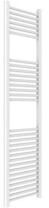Termoarredo idraulico verticale per il bagno bianco 40x150