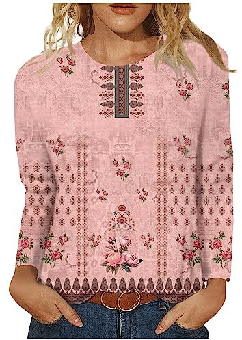 Pullover Frauen Longsleeve Weich Langen Rundhals Pullover Lässige Baumwoll SPOR Oberteile Weiblich Bedrucken Herbst Soft Rot