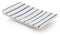 Carousel Home Harbour Stripe Ceramic Soap Dish | Nautical Bathroom Kitchen Soap Storage Holder Tray | Decorative Hand Soap Dish Bathroom Accessory