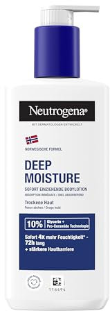 Neutrogena Lotion corporelle Deep Moisture pour peaux sèches 250 ml
