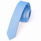 Enlision Krawatte Hellblau Schmal Seide Krawatten für Herren Einfarbig Schlips Blau Hochzeit Party Krawatte 4cm Formelle Elegante Business