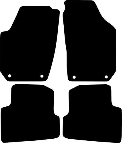 Kovvar Fußmatten passend für Skoda Fabia 2007-2014 Passend zur Ausführung: 2 | Kompakt | Qualität: Basic