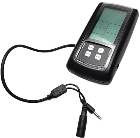 Ronyme Heimtrainer-Tachometer, Indoor-Fahrradmonitor, Trainingsmessung, Fitnessgeräte, Herzfrequenzmesser, Fitness-Fahrradmessgerät
