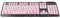 Clavier, Clavier Ultra Fin Filaire USB, Clavier Filaire D'ordinateur de Chat de Dessin animé Mignon pour Clavier Universel D'ordinateur Portable de Bureau à Domicile (Poudre Noire)