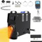 XINZI 12V 8kW Diesel Standheizung Luftheizung Air Diesel Heizung Diesel Lufterhitzer Luft Dieselheizung mit LCD Monitor und Fernbedienung, inkl. Schalldämpfer für Auto LKW Boot Bus- Rot, Typ B