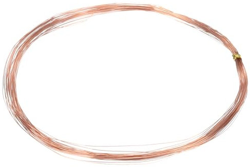 sourcing map 99.99% 32 Gauge 0.2mm Pure Copper Wire 10m/33 ft Soft Craft Copper Wire Tarnish Resistant Jewelry Wire for Jewelry Making Beading DIY Crafts Supplies, Copper