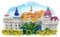 Souvenir Magnet Cote D`Azur Cannes Menton Nizza 8,5 x 5 x 1,5 cm Urlaub Kühlschrankmagnet Figur Deko GMUS K60
