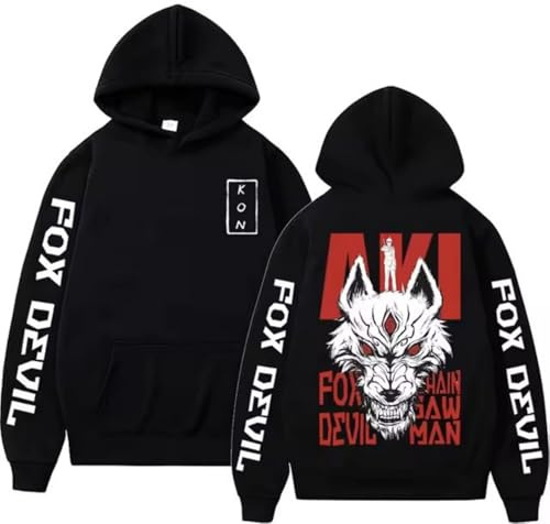 kakazoomm store Anime Chainsaw Aki Man Hoodie Men Style Sweatshirt Japanese Manga Hayakawa Aki Graphic Hoodie