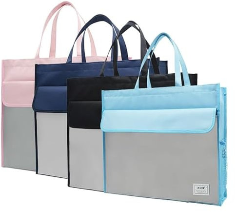 Kunst-Portfolio-Koffer, 4-teilig, Künstler-Präsentations-Tragetasche mit Griffen, große Zeichenbrett-Tragetasche for Zeichnen, Malen und Postern