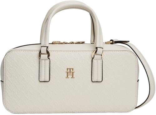 Tommy Hilfiger Damen Crossbody Bag Tasche Daily Abnehmbarer Tragegurt, Elfenbein (Soft Cream), Einheitsgröße