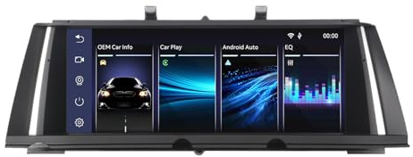 MAVYULQEF Fast Boot Linux Autoradio kompatibel mit BMW 7er-Reihe F01 F02 (2009-2012) CIC iDrive Upgrade | Bluetooth/Wireless CarPlay/Android Auto | Beibehaltung der OEM-Steuerungen