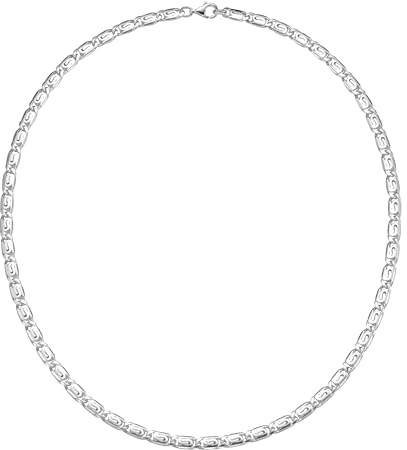 Smart Jewel Kette Kette S-Panzerkette massiv, Silber 925
