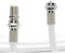 2M White Coax Cable For Virgin Media, Sky TV, Broadband Extension and Tivo & Superhub (2M, WHITE)