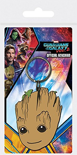 empireposter Guardians of The Galaxy - Vol. 2 - Baby Groot - Gummi Schlüsselanhänger Keyring - ca. 5cm