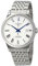 Longines Record Automatik weißes Zifferblatt Herrenuhr L28214116, Weiss/opulenter Garten, Modern