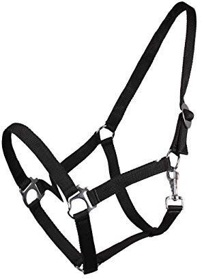 ARBO-INOX® Halfter mit Schiebeschnalle Stallhalfter Basic (Cob, schwarz)