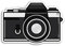 2 x 10cm Wide Retro Film Camera Vinyl Stickers - Photography Vintage Sticker #29947
