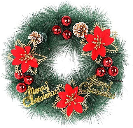 Christmas Decorations Christmas Decor Christmas Garland Christmas Wreath Christmas Wreaths For Front Door Front Door Wreath Large Heart Wreath (#2-Red, One Size)