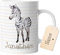 timalo® Tasse mit Namen bedrucken lassen | Zebra Personalisierte Tasse Wunschname personalisierbare Geschenktasse für Kinder Jungen und Mädchen | mug-t2-44
