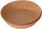 Fogli di Carta forno per friggitrice ad aria e forno cartaforno ad aria forno a microonde 50/100/200 Pad misura 20 x 4.5 cm base 16 cm (200) (50 pezzi, Marrone)