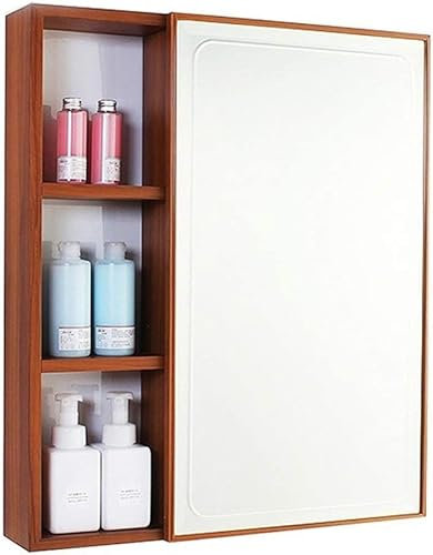 CHEMYO Spiegelschränke Badezimmerraum Badezimmerschrank aus Aluminium Wandspiegel Schlafzimmer Kosmetikspiegel Wandschrank