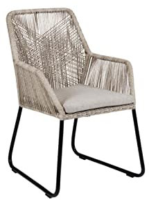 4 jahreszeiten gartenmobel Dining-Gartenstuhl | Mona | Sand | Rope