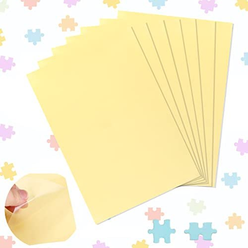 Lot de 48 autocollants en film transparent pour puzzle - 6 x 1000 pièces - Pour puzzle - Autocollants transparents - Pour puzzles - Feuilles adhésives pour puzzle