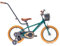 sun baby Kinderfahrrad 16 Zoll Jungen Verdant Bike Leicht Stützräder mit Schubstange ab 2-6 Jahre BMX Fahrrad Kinder (Dunkelgrün, 16 Zoll)