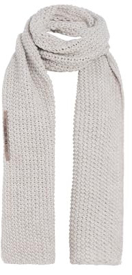 Knit Factory - Carry Schal - Strickschal für Damen und Herren - Bequemer Schal mit Wolle - Hochwertige Qualität - Beige - 200x35 cm