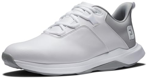 Footjoy ProliteGolfschuh für Herren, Weiß Hellgrau Grau, 6.5 UK